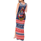Roosters Xmas Glory Personalised Tank Maxi Dress Christmas Rugby League Spirit - Aussie Hoodie