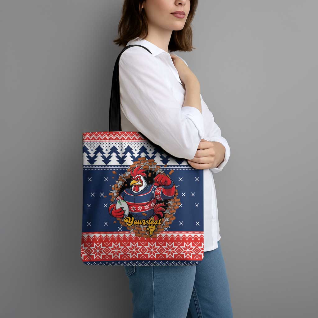 Roosters Xmas Glory Personalised Tote Bag Christmas Rugby League Spirit - Aussie Hoodie