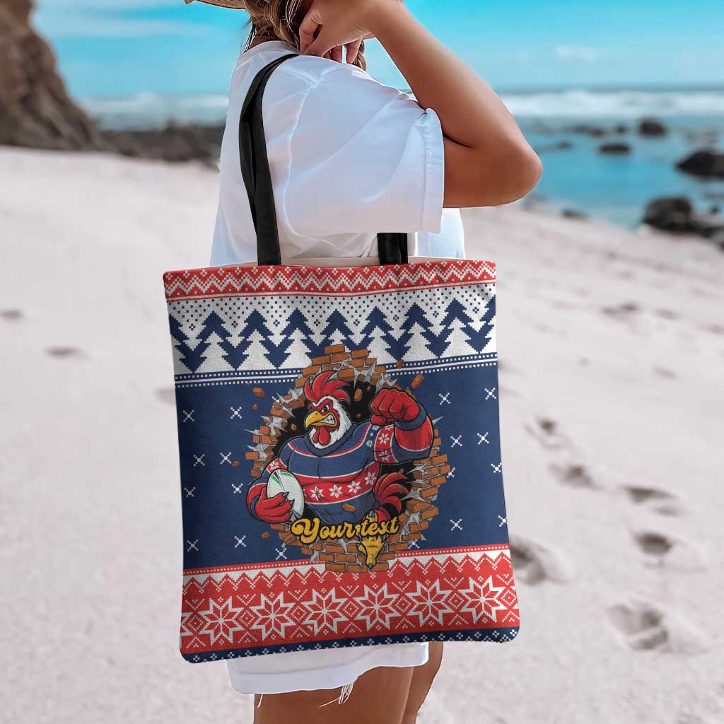 Roosters Xmas Glory Personalised Tote Bag Christmas Rugby League Spirit - Aussie Hoodie