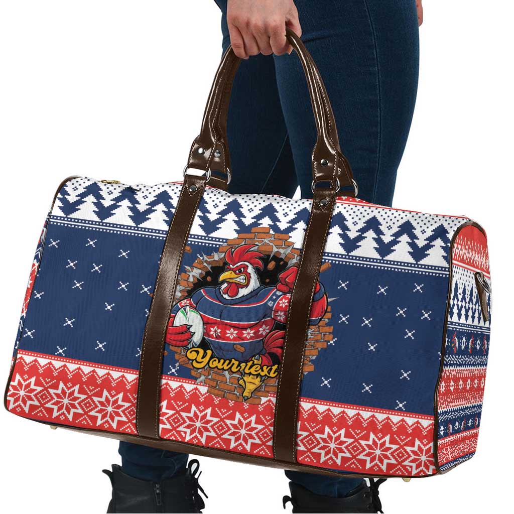 Roosters Xmas Glory Personalised Travel Bag Christmas Rugby League Spirit - Aussie Hoodie
