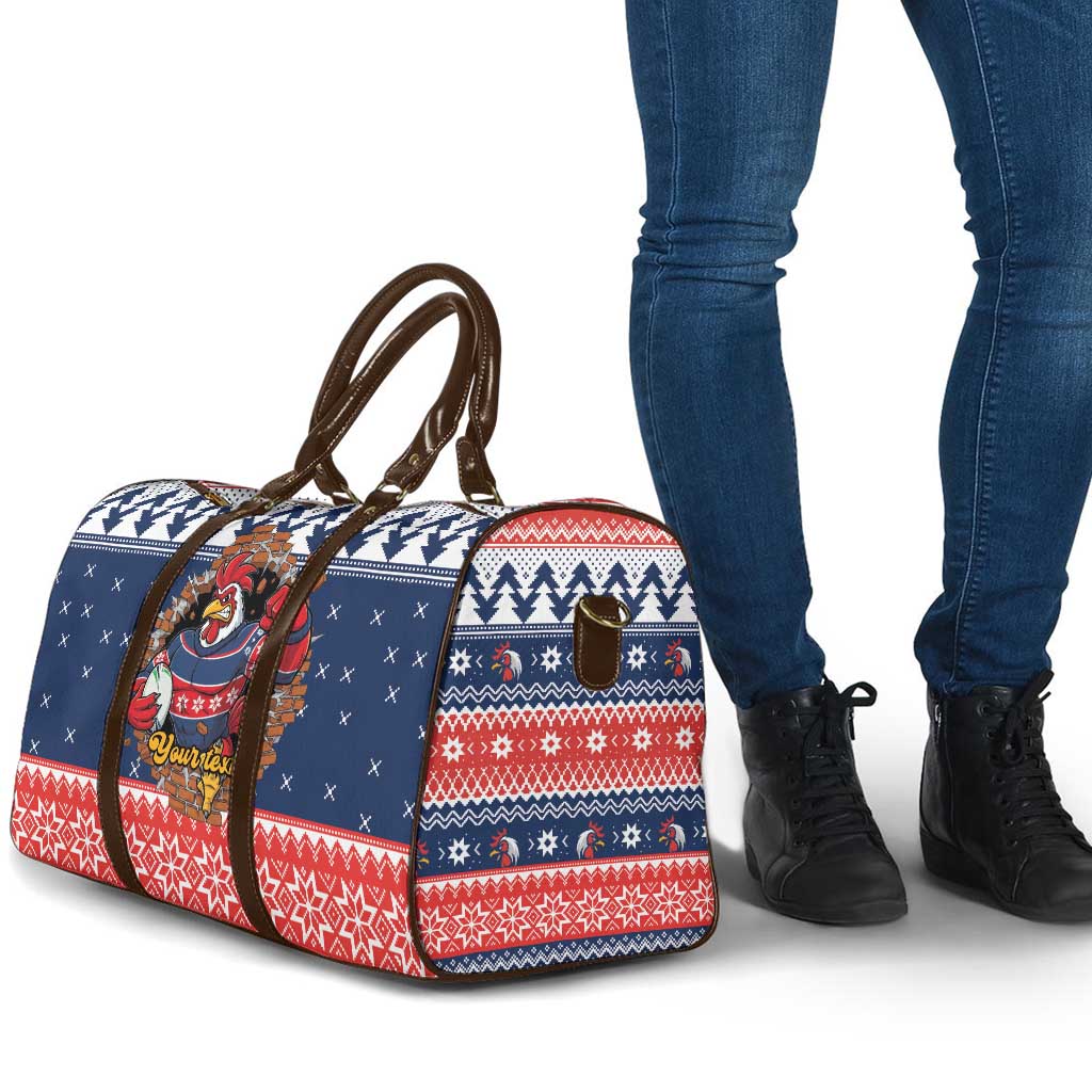 Roosters Xmas Glory Personalised Travel Bag Christmas Rugby League Spirit - Aussie Hoodie