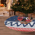 Roosters Xmas Glory Personalised Tree Skirt Christmas Rugby League Spirit - Aussie Hoodie