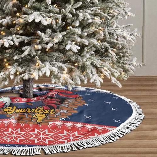 Roosters Xmas Glory Personalised Tree Skirt Christmas Rugby League Spirit - Aussie Hoodie