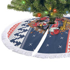 Roosters Xmas Glory Personalised Tree Skirt Christmas Rugby League Spirit - Aussie Hoodie