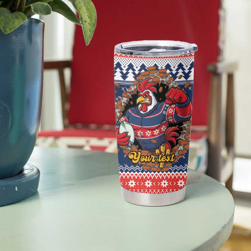 Roosters Xmas Glory Personalised Tumbler Cup Christmas Rugby League Spirit - Aussie Hoodie
