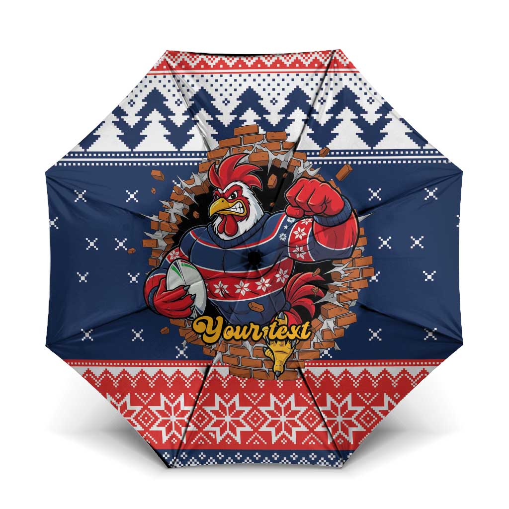 Roosters Xmas Glory Personalised Umbrella Christmas Rugby League Spirit - Aussie Hoodie