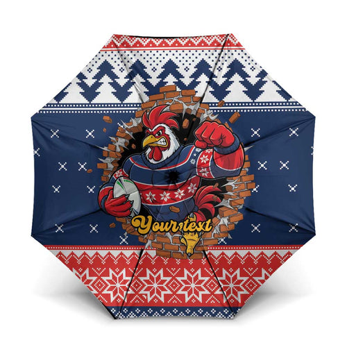 Roosters Xmas Glory Personalised Umbrella Christmas Rugby League Spirit - Aussie Hoodie