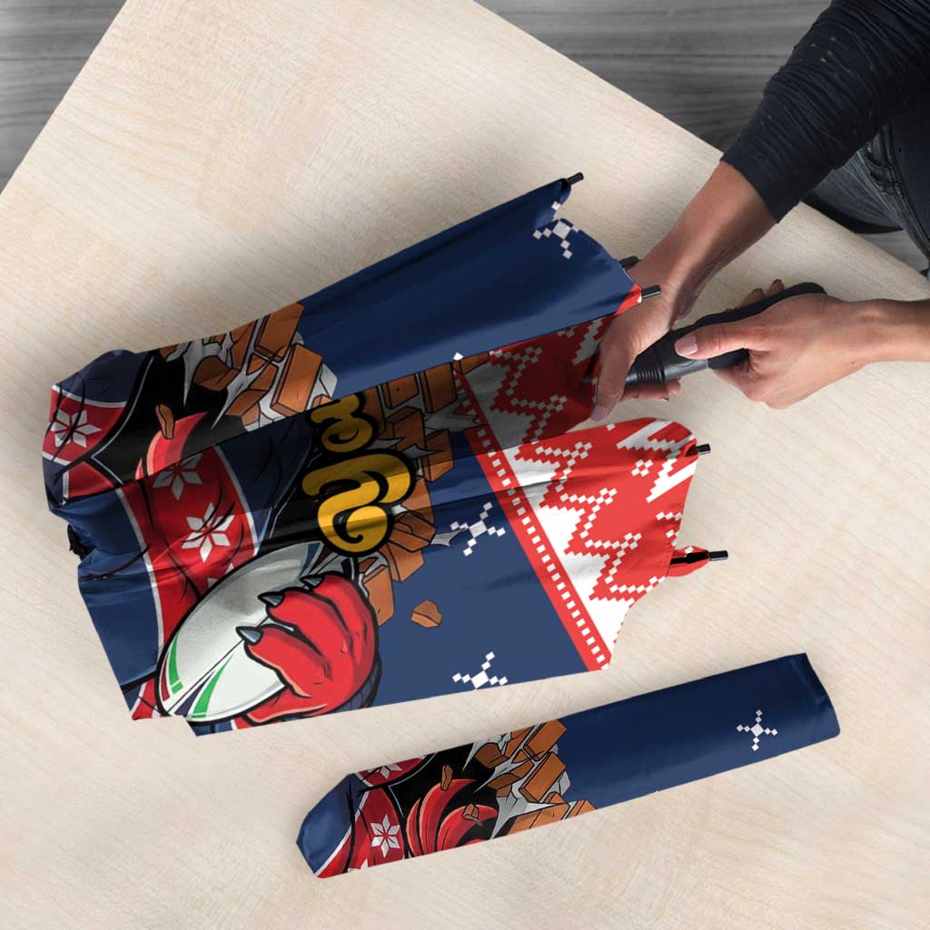 Roosters Xmas Glory Personalised Umbrella Christmas Rugby League Spirit - Aussie Hoodie