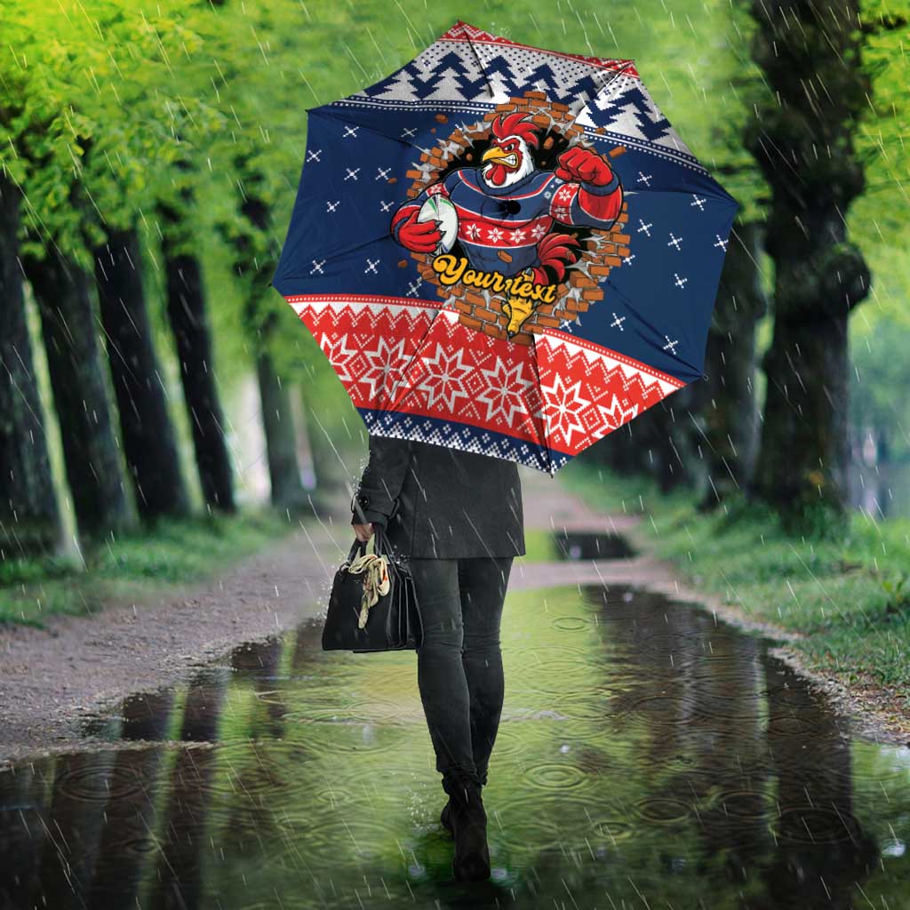 Roosters Xmas Glory Personalised Umbrella Christmas Rugby League Spirit - Aussie Hoodie