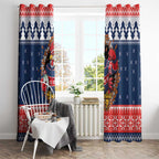 Roosters Xmas Glory Personalised Window Curtain Christmas Rugby League Spirit - Aussie Hoodie