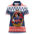Roosters Xmas Glory Personalised Women Polo Shirt Christmas Rugby League Spirit - Aussie Hoodie