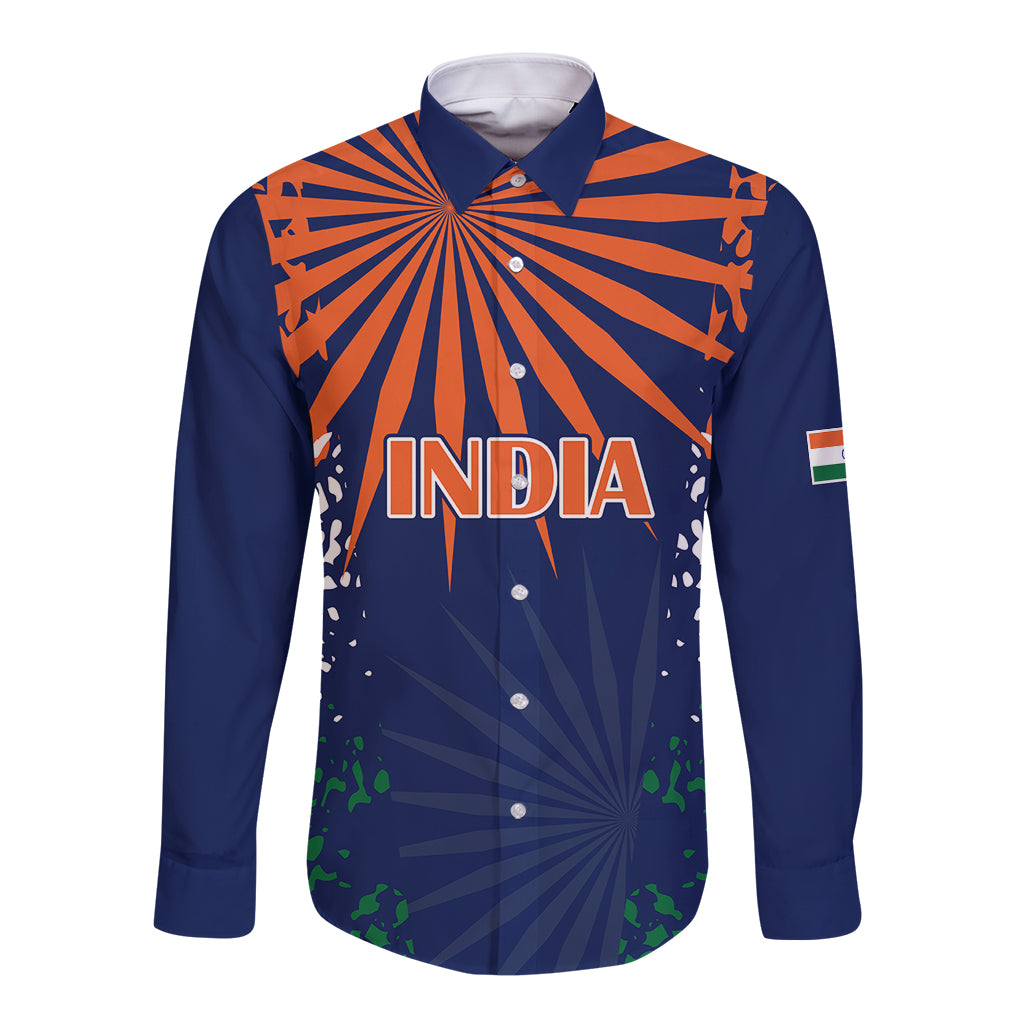 india-cricket-2023-long-sleeve-button-shirt-bharat-simple-flag-style