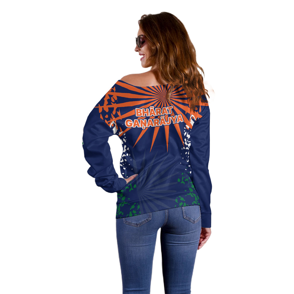 india-cricket-2023-off-shoulder-sweater-bharat-simple-flag-style