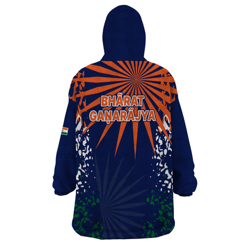 india-cricket-2023-wearable-blanket-hoodie-bharat-simple-flag-style