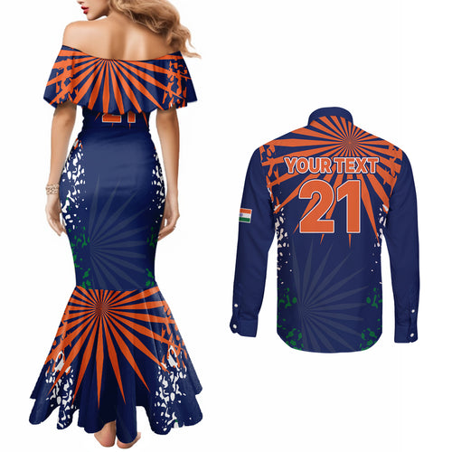 custom-india-cricket-2023-couples-matching-mermaid-dress-and-long-sleeve-button-shirts-bharat-simple-flag-style