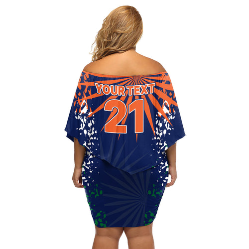 custom-india-cricket-2023-family-matching-off-shoulder-short-dress-and-hawaiian-shirt-bharat-simple-flag-style