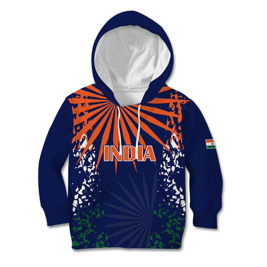 custom-india-cricket-2023-kid-hoodie-bharat-simple-flag-style
