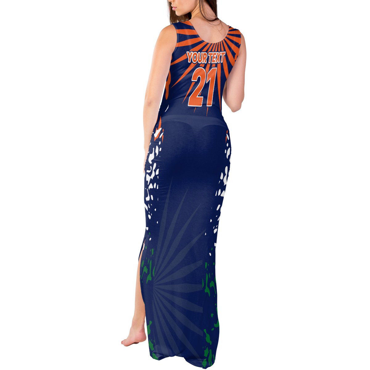 custom-india-cricket-2023-tank-maxi-dress-bharat-simple-flag-style