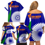 india-cricket-family-matching-off-shoulder-short-dress-and-hawaiian-shirt-men-in-blue-world-cup-2023-bharat-flag-style