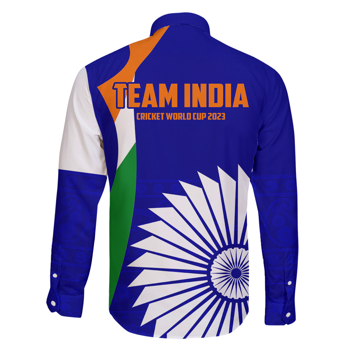 india-cricket-family-matching-off-shoulder-short-dress-and-hawaiian-shirt-men-in-blue-world-cup-2023-bharat-flag-style