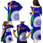 india-cricket-family-matching-puletasi-dress-and-hawaiian-shirt-men-in-blue-world-cup-2023-bharat-flag-style