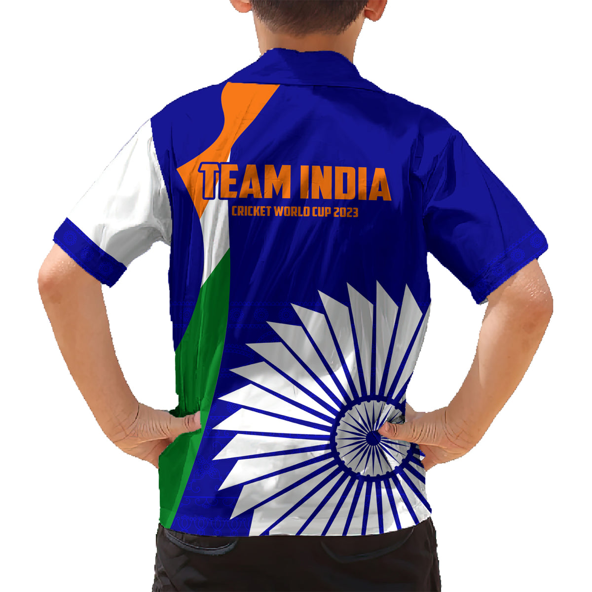 india-cricket-kid-hawaiian-shirt-men-in-blue-world-cup-2023-bharat-flag-style