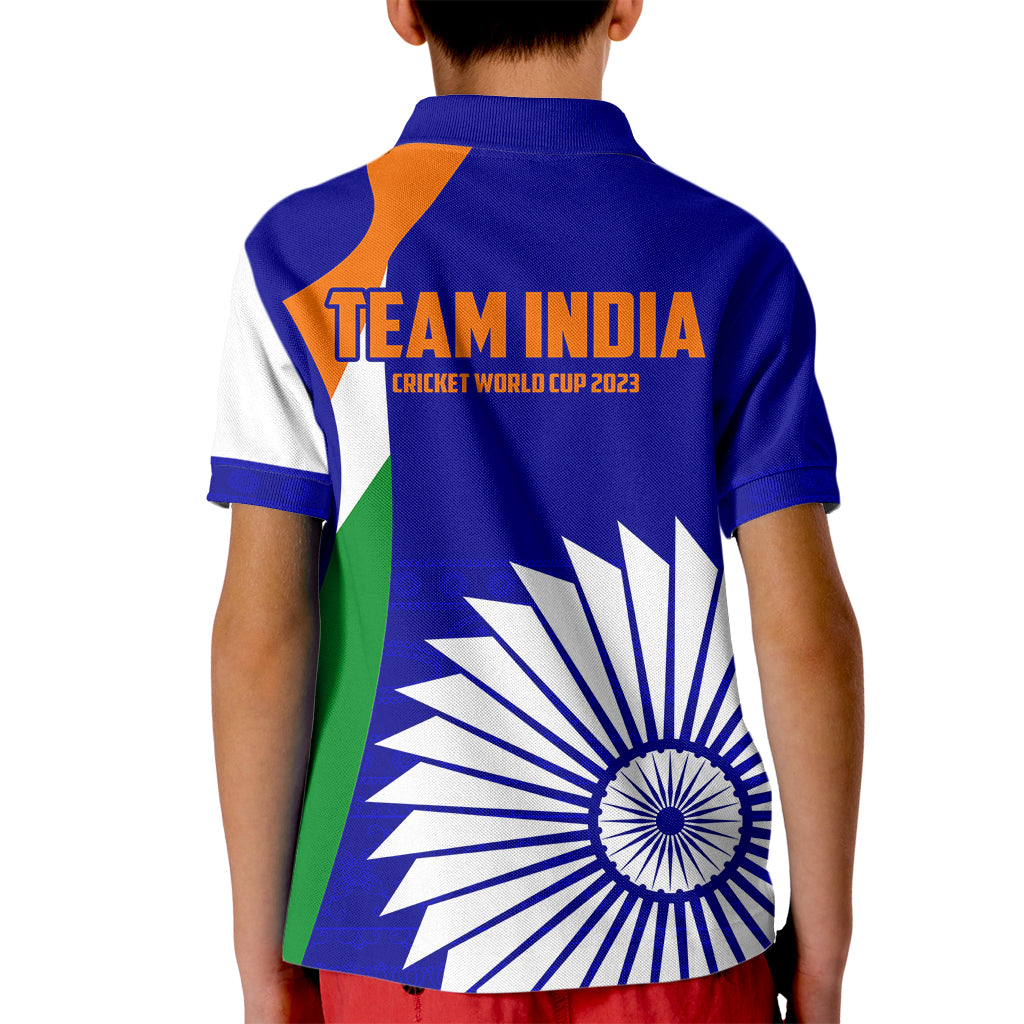 india-cricket-kid-polo-shirt-men-in-blue-world-cup-2023-bharat-flag-style