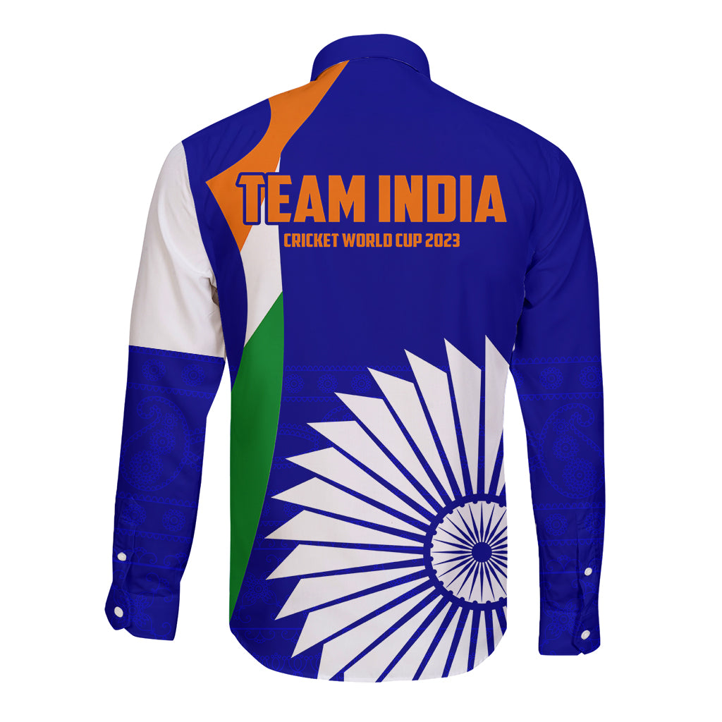 india-cricket-long-sleeve-button-shirt-men-in-blue-world-cup-2023-bharat-flag-style