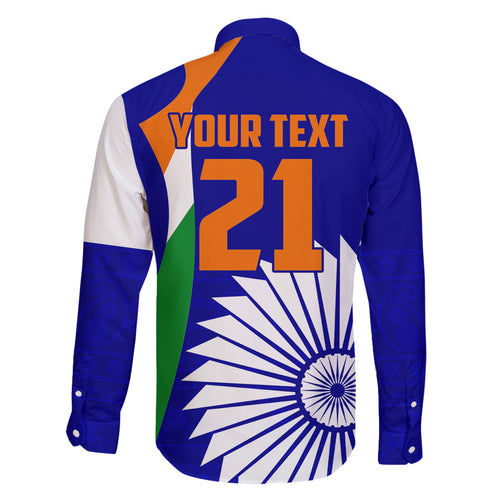 custom-india-cricket-family-matching-off-shoulder-short-dress-and-hawaiian-shirt-men-in-blue-world-cup-2023-bharat-flag-style