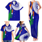 custom-india-cricket-family-matching-tank-maxi-dress-and-hawaiian-shirt-men-in-blue-world-cup-2023-bharat-flag-style