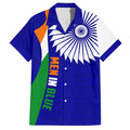 custom-india-cricket-hawaiian-shirt-men-in-blue-world-cup-2023-bharat-flag-style