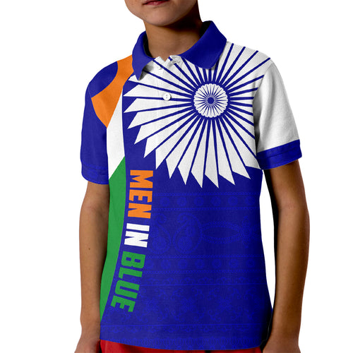 custom-india-cricket-kid-polo-shirt-men-in-blue-world-cup-2023-bharat-flag-style