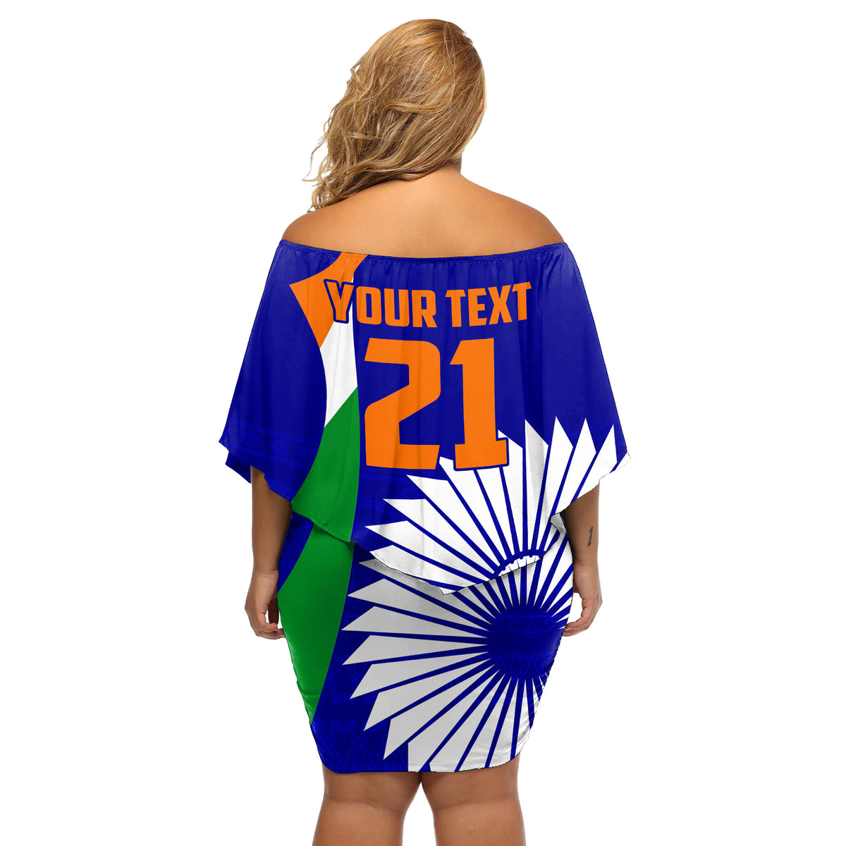 custom-india-cricket-off-shoulder-short-dress-men-in-blue-world-cup-2023-bharat-flag-style
