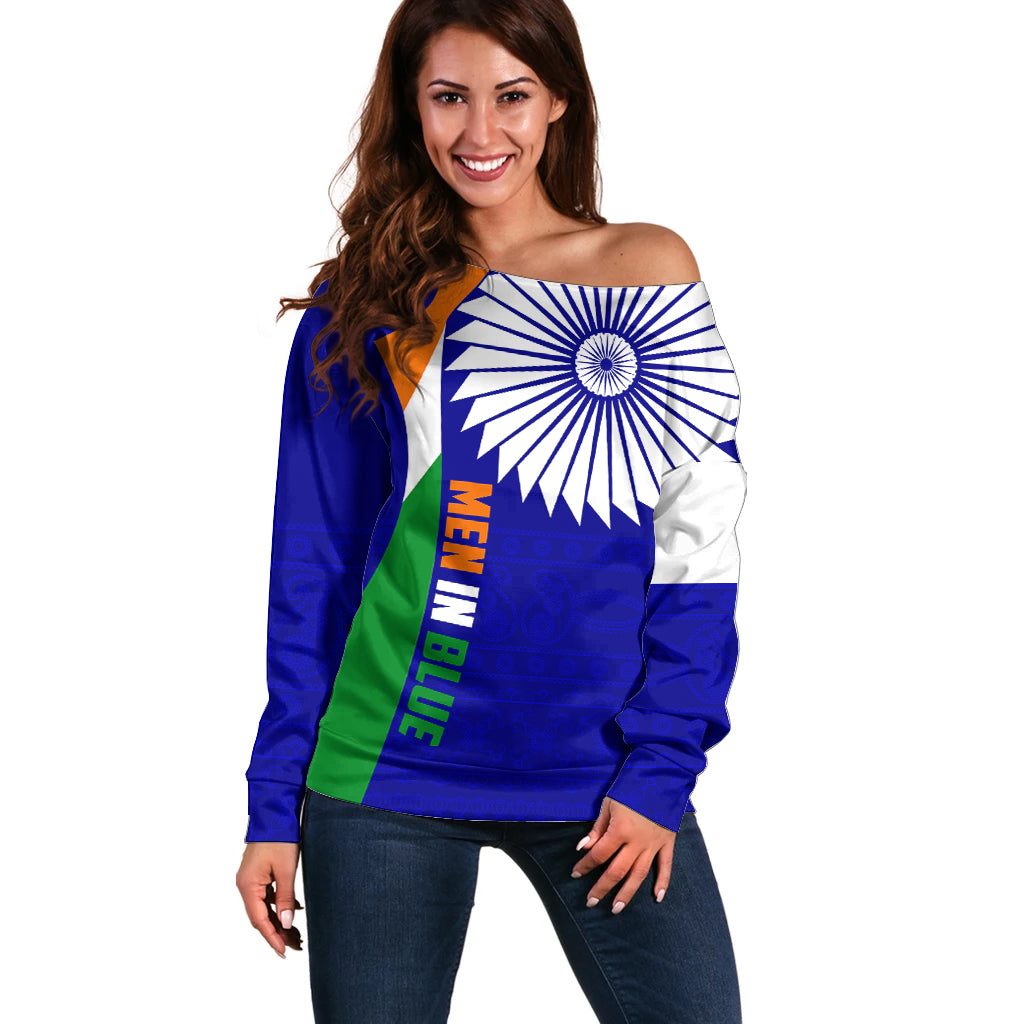 custom-india-cricket-off-shoulder-sweater-men-in-blue-world-cup-2023-bharat-flag-style