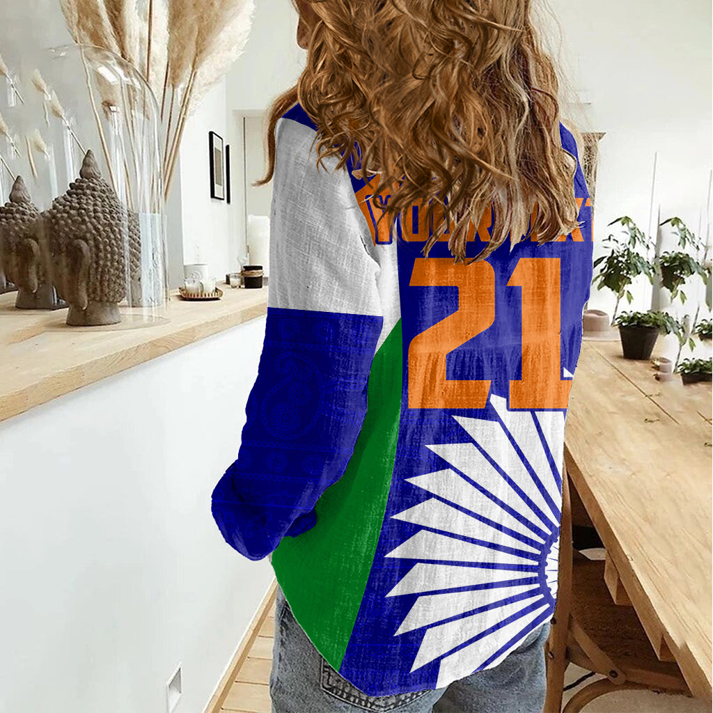 custom-india-cricket-women-casual-shirt-men-in-blue-world-cup-2023-bharat-flag-style