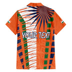 personalised-india-family-matching-off-shoulder-short-dress-and-hawaiian-shirt-raising-sun-indian-pattern-mandala-murals