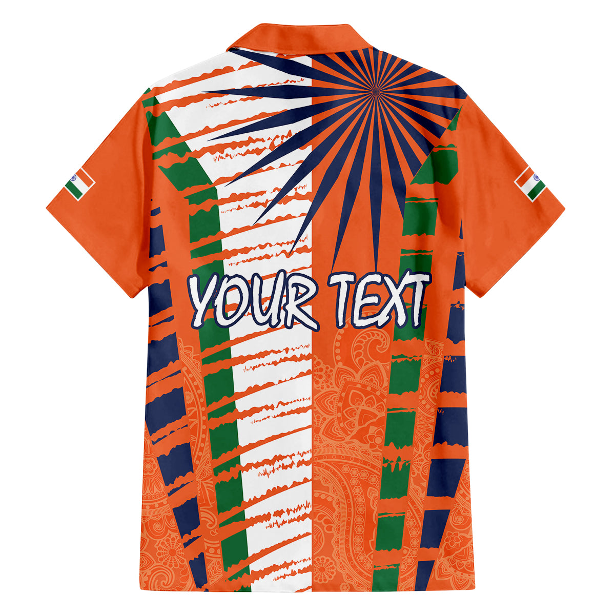 personalised-india-family-matching-off-shoulder-short-dress-and-hawaiian-shirt-raising-sun-indian-pattern-mandala-murals