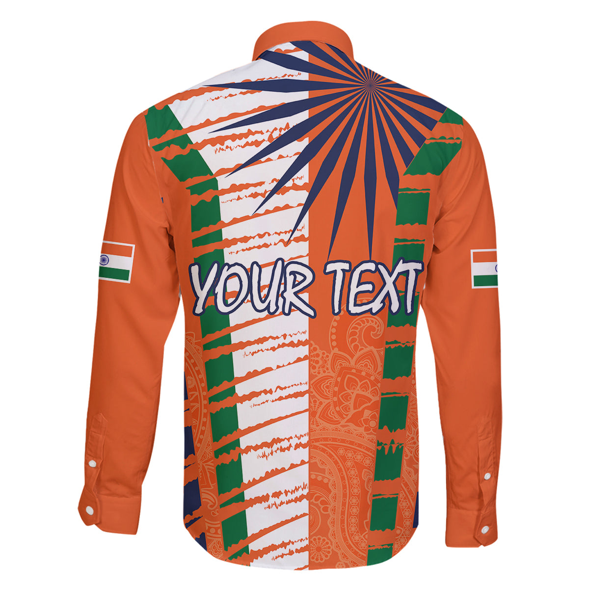 personalised-india-family-matching-off-shoulder-short-dress-and-hawaiian-shirt-raising-sun-indian-pattern-mandala-murals