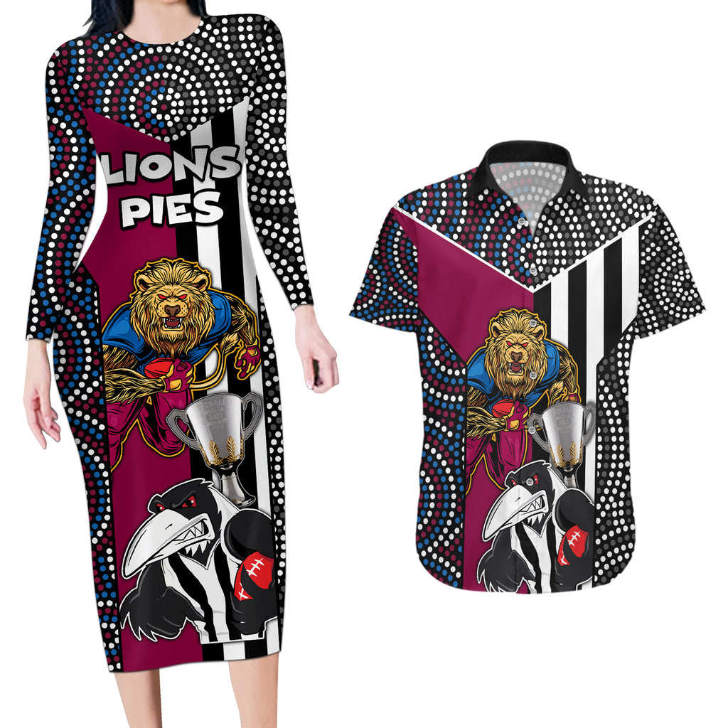afl-magpies-combine-lions-couples-matching-long-sleeve-bodycon-dress-and-hawaiian-shirt-together-go-champions-2023