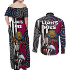 afl-magpies-combine-lions-couples-matching-off-shoulder-maxi-dress-and-long-sleeve-button-shirts-together-go-champions-2023