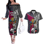 afl-magpies-combine-lions-couples-matching-off-the-shoulder-long-sleeve-dress-and-hawaiian-shirt-together-go-champions-2023