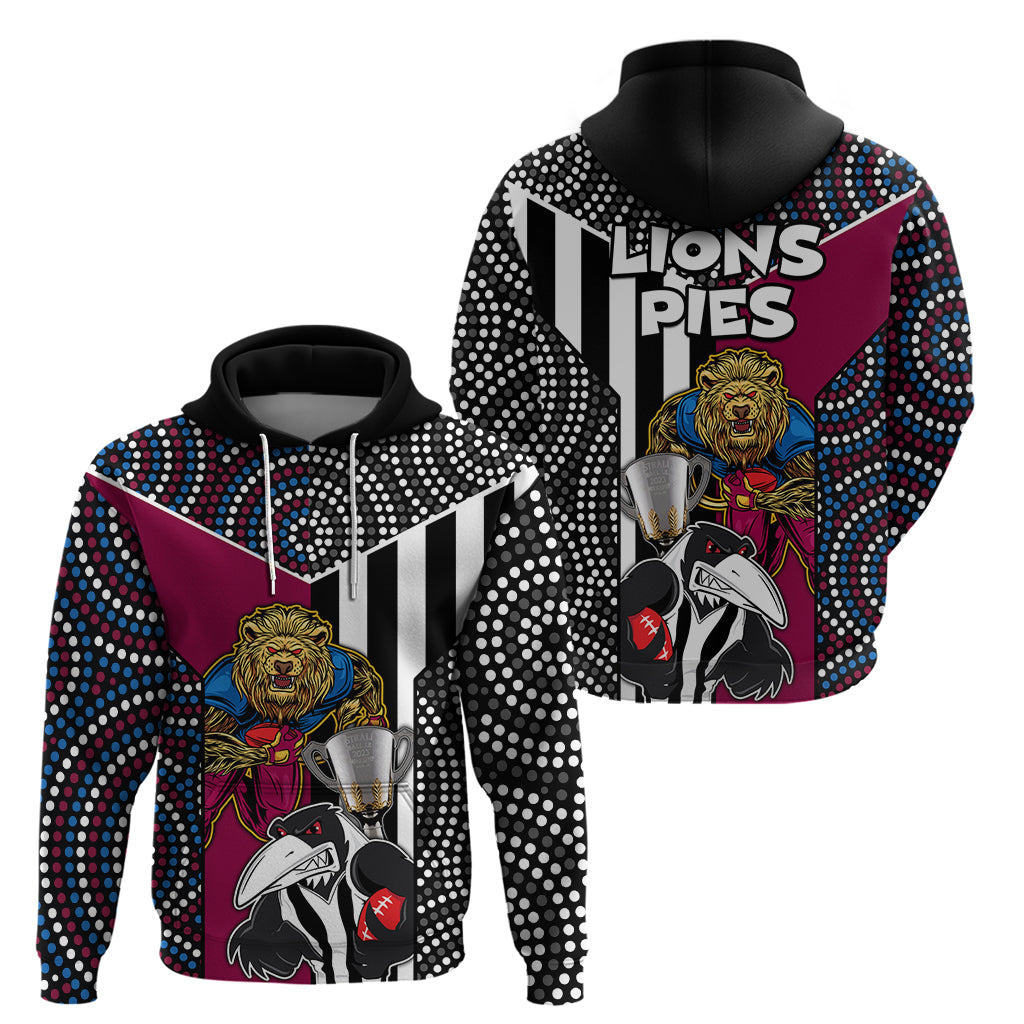 afl-magpies-combine-lions-hoodie-together-go-champions-2023