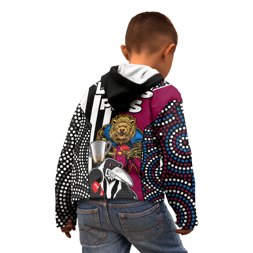 afl-magpies-combine-lions-kid-hoodie-together-go-champions-2023