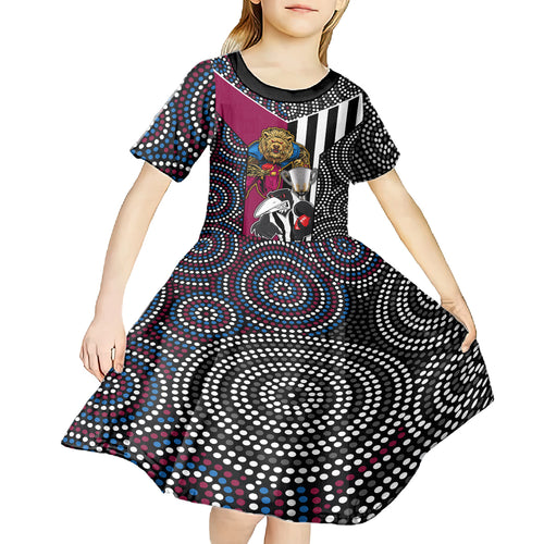 afl-magpies-combine-lions-kid-short-sleeve-dress-together-go-champions-2023