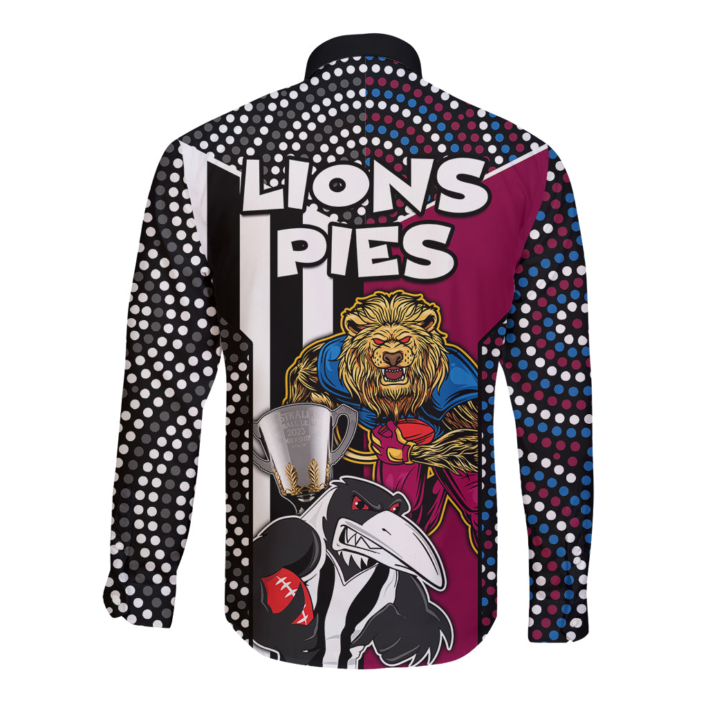 afl-magpies-combine-lions-long-sleeve-button-shirt-together-go-champions-2023