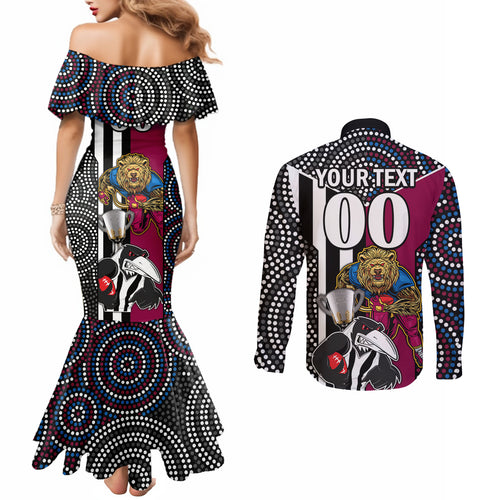 custom-afl-magpies-combine-lions-couples-matching-mermaid-dress-and-long-sleeve-button-shirts-together-go-champions-2023
