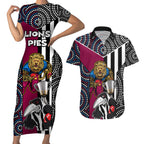 custom-afl-magpies-combine-lions-couples-matching-short-sleeve-bodycon-dress-and-hawaiian-shirt-together-go-champions-2023