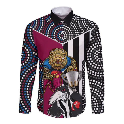 custom-afl-magpies-combine-lions-long-sleeve-button-shirt-together-go-champions-2023