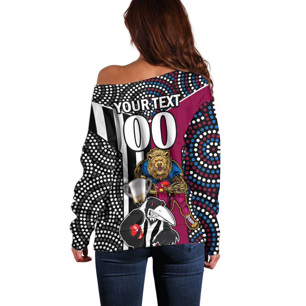custom-afl-magpies-combine-lions-off-shoulder-sweater-together-go-champions-2023