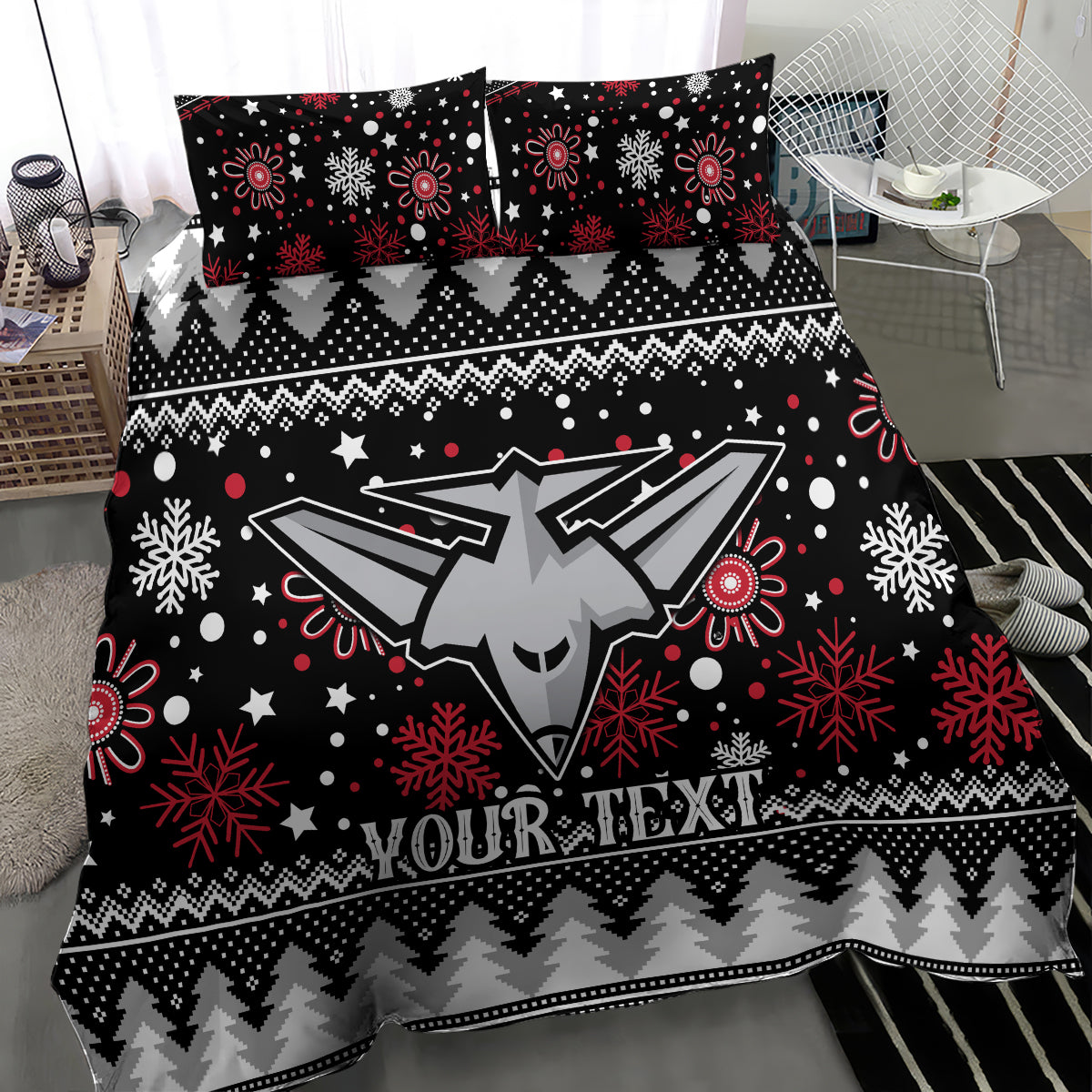 custom-bombers-football-bedding-set-christmas-vibe-2023
